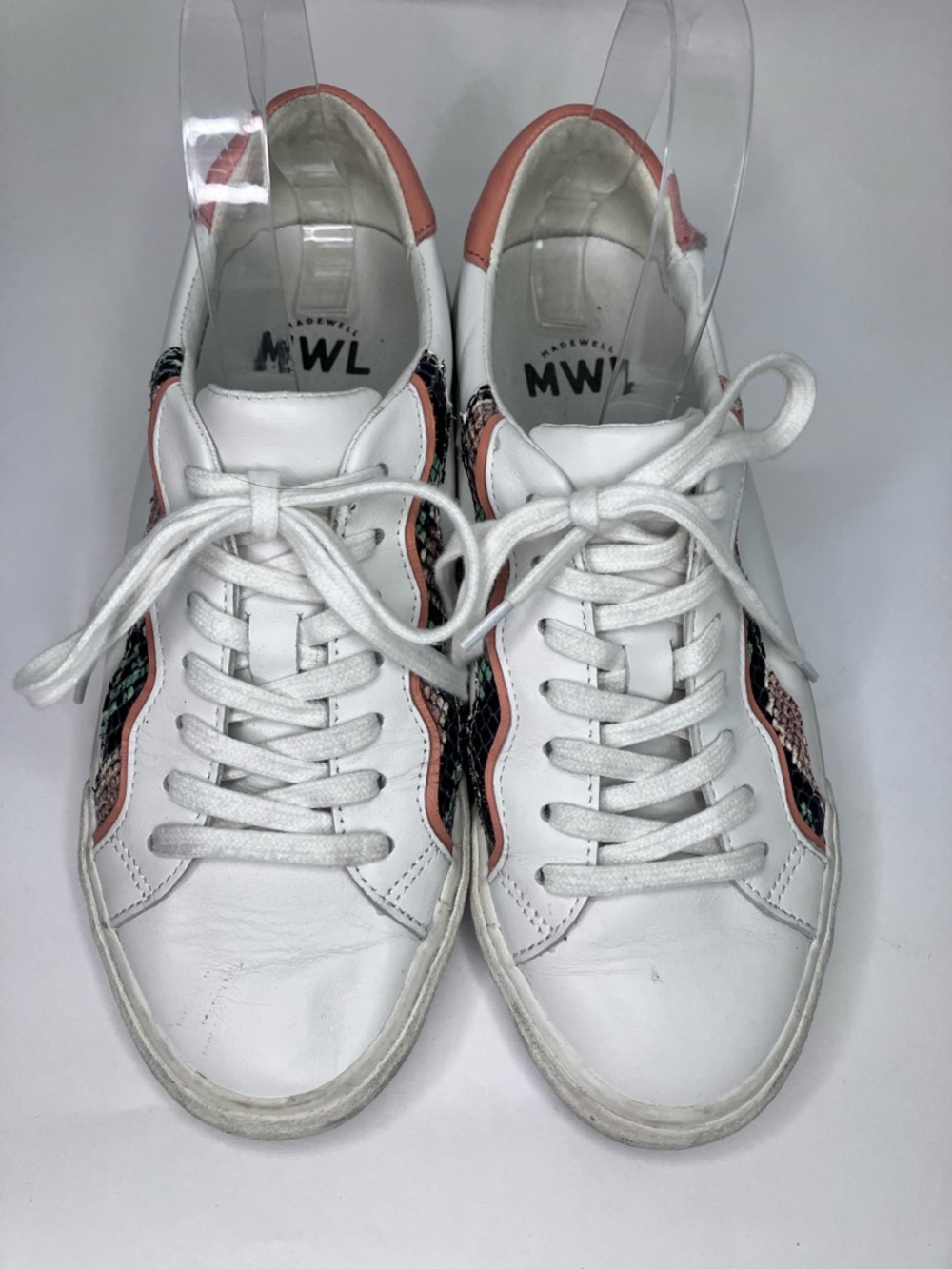 Madewell White Leather Shoes Size 8.5